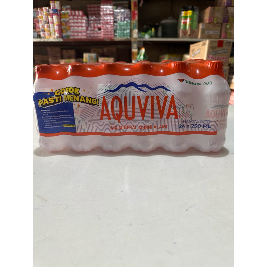 

aquviva 250ml air mineral isi 24