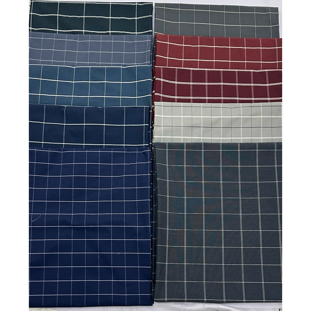 KATUN POPLIN KOTAK BESAR KATUN 100%