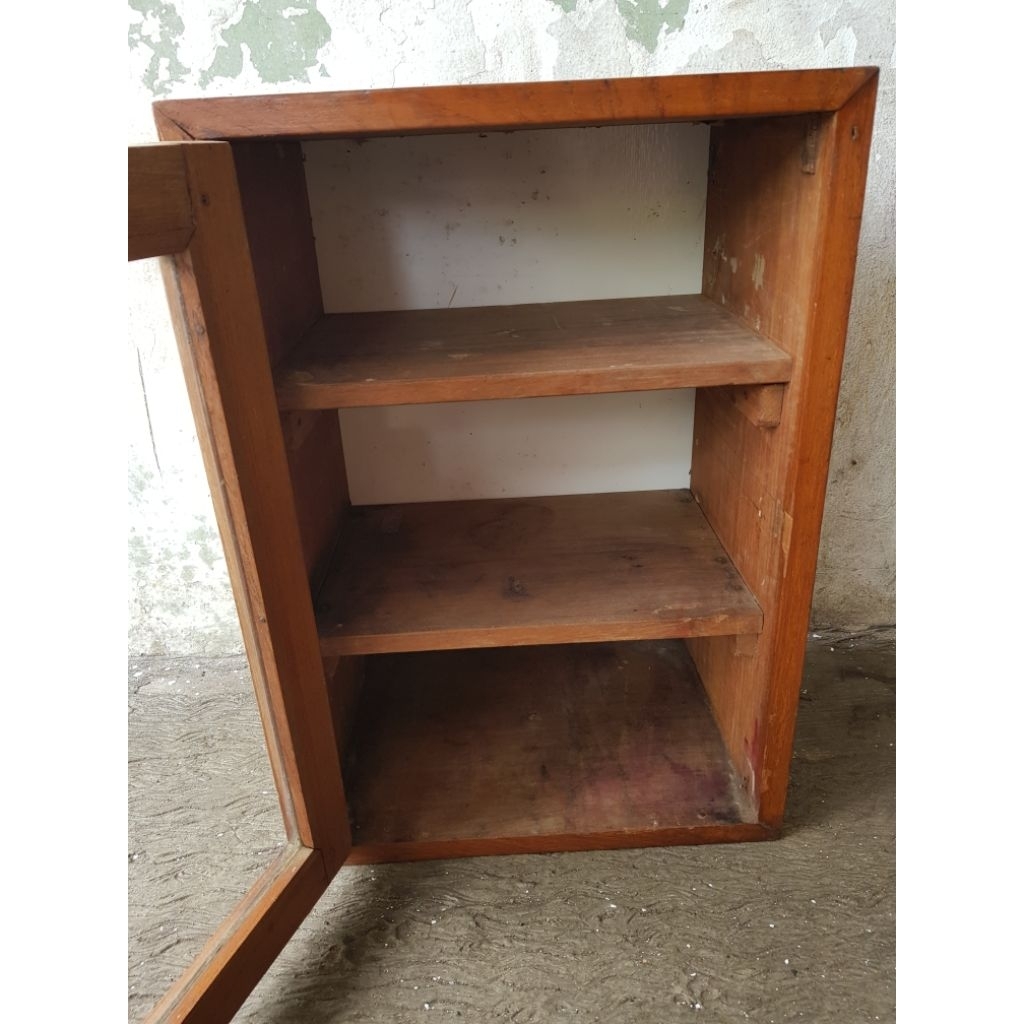 kotak obat jadul kayu jati