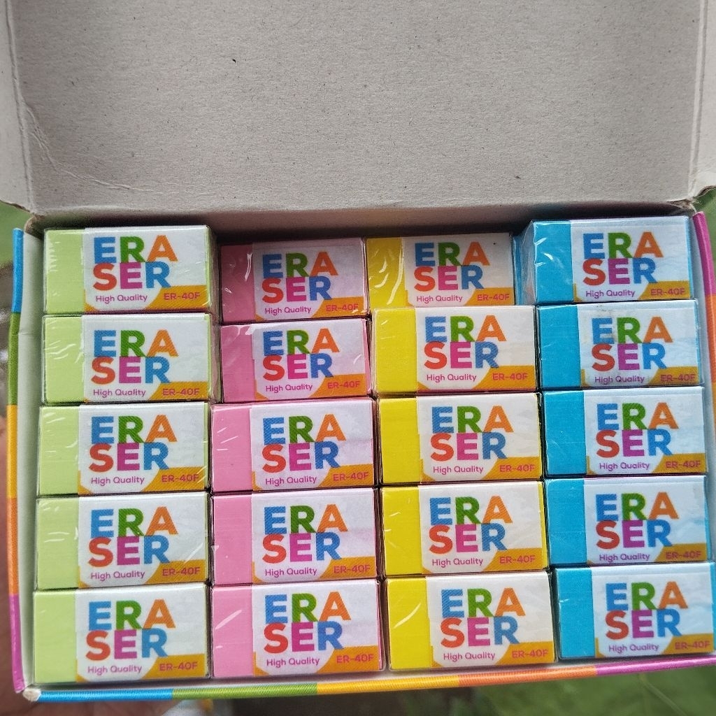 

Penghapus Ecer warna warni