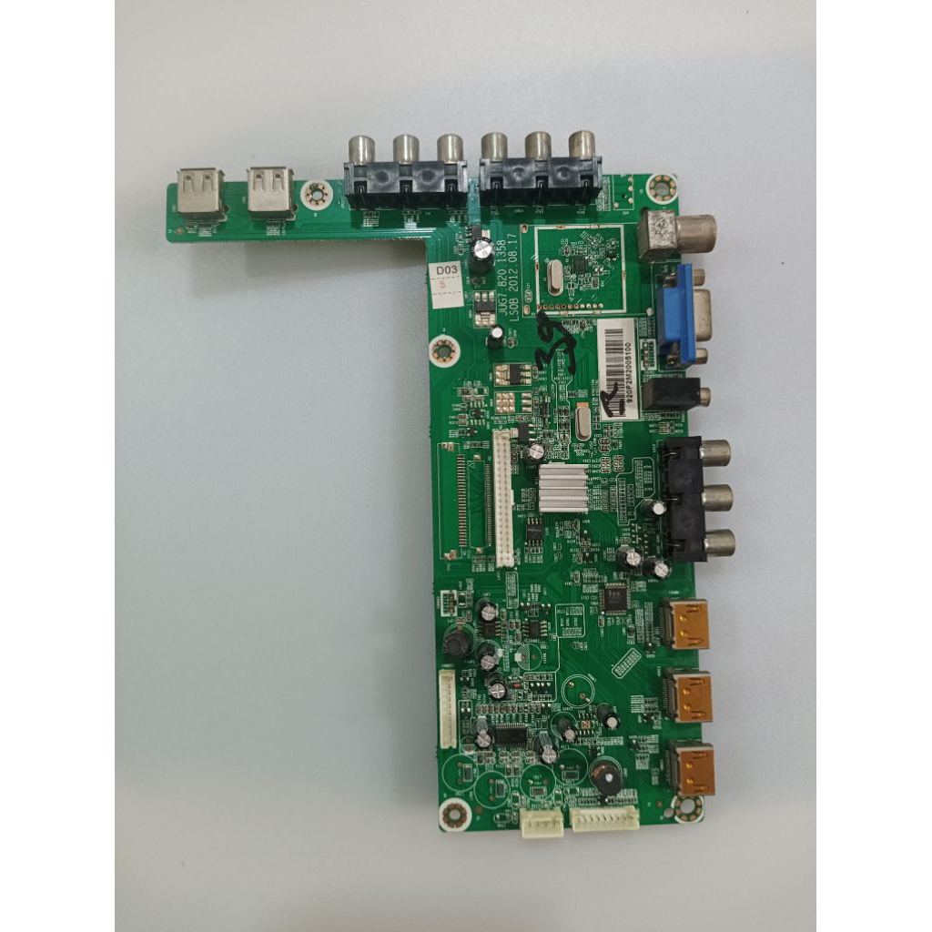 MB led tv Changhong 39B2500 - mainboard tv - mesin tv led