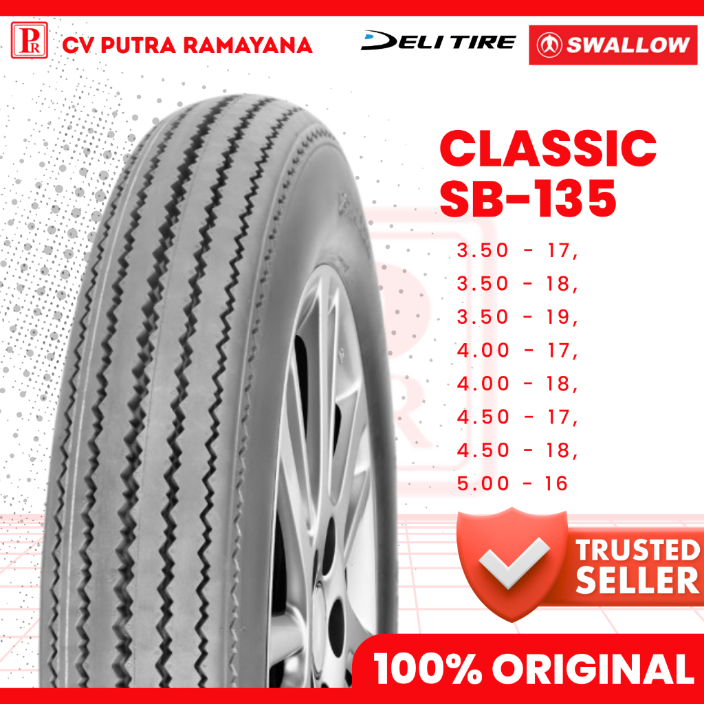 Ban Motor Swallow CLASSIC SB-135 350-18 400-18 TUBETYPE ORIGINAL