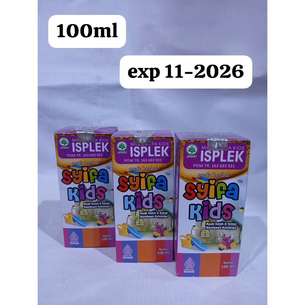 

Madu Anak Syifa Kids ISPLEK / ISPA Dan Flek Paru Termurah