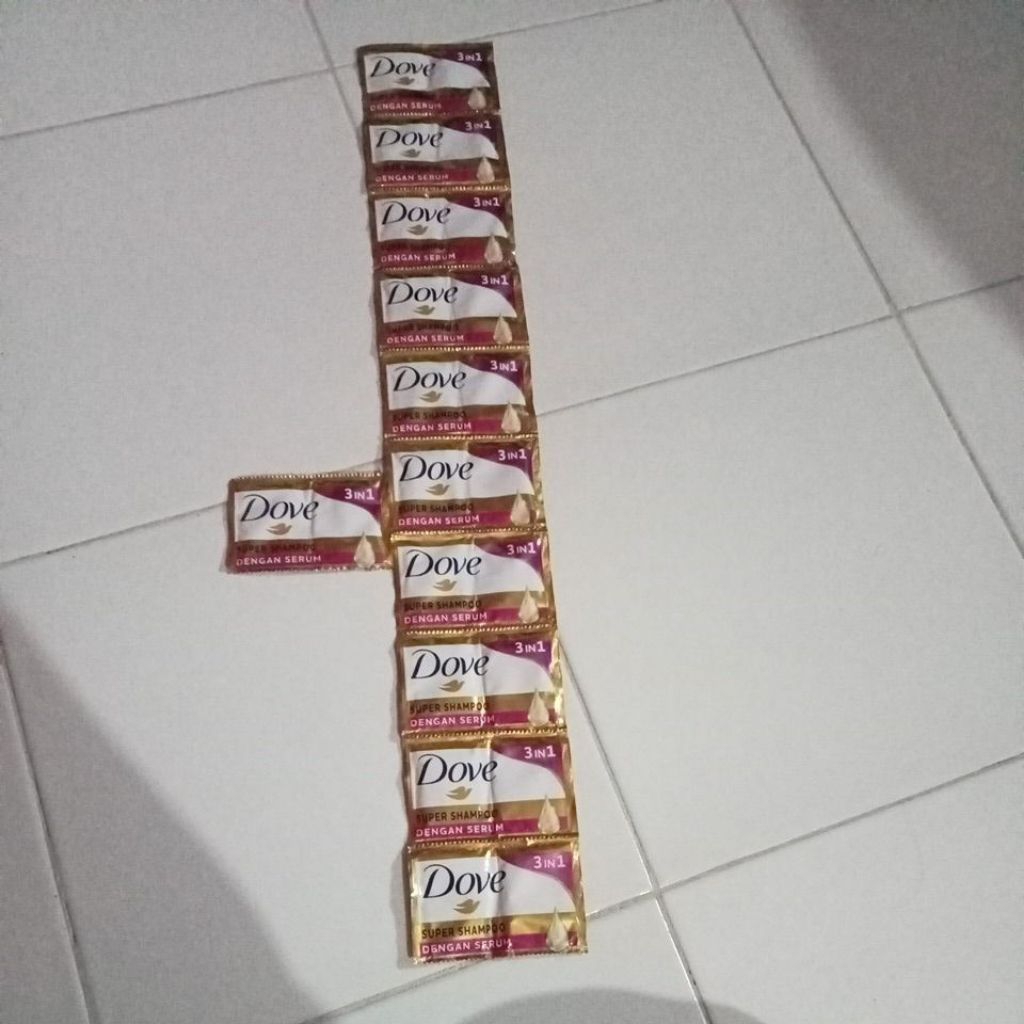 Shampoo Dove 3in1 Super Shampoo Dengan Serum