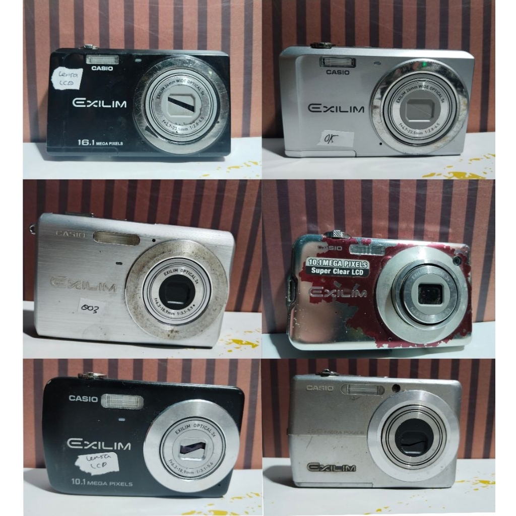 [MINUS] Kamera Digital CASIO EXILIM Pocket Digicam Camdig Bekas Second Murah Berkualitas Jual Kondis