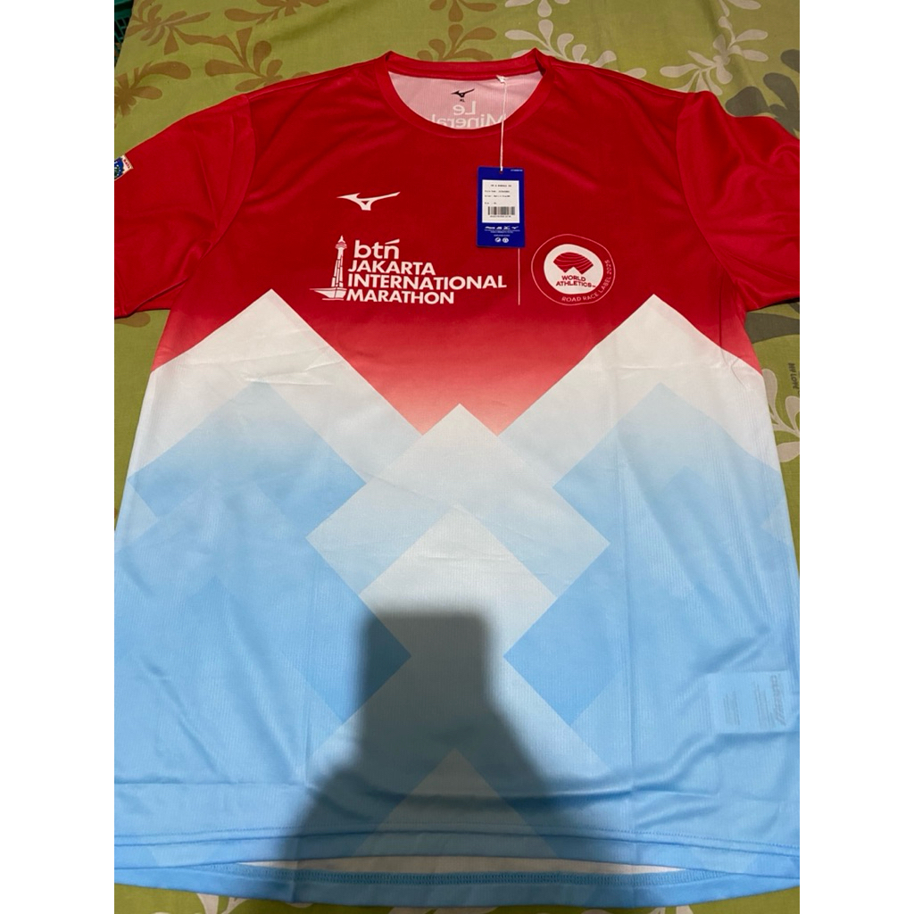 Jersey BTN Jakim 2025 10k Original Mizuno Size S, M dan L New 100000%