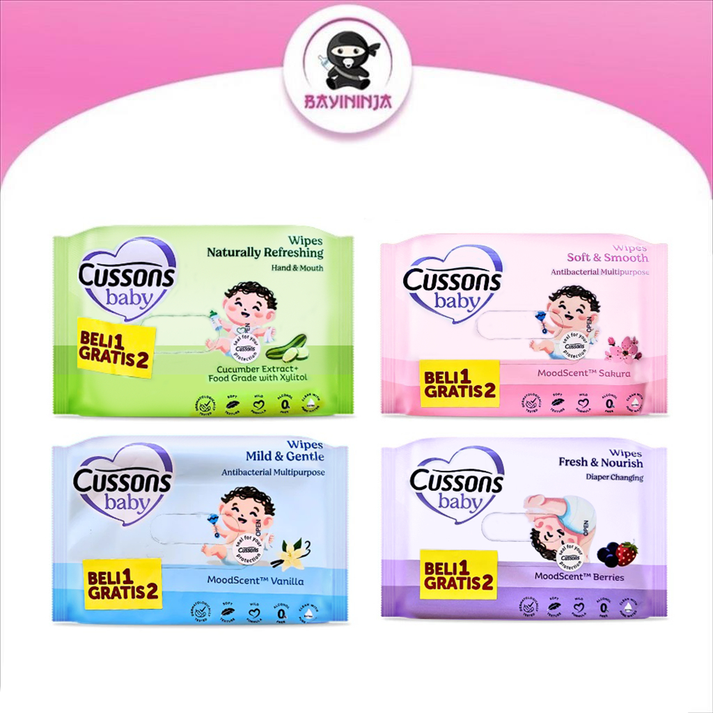 Cussons Baby Wipes Tisu Basah Bayi