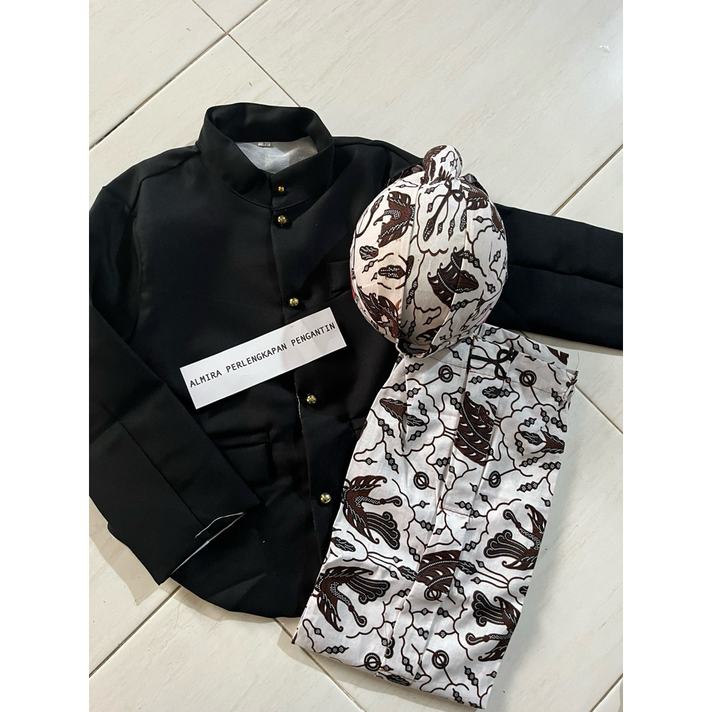 Set Beskap Anak Jogja TK. SD. SMP. SMA / Jas Jogjaan