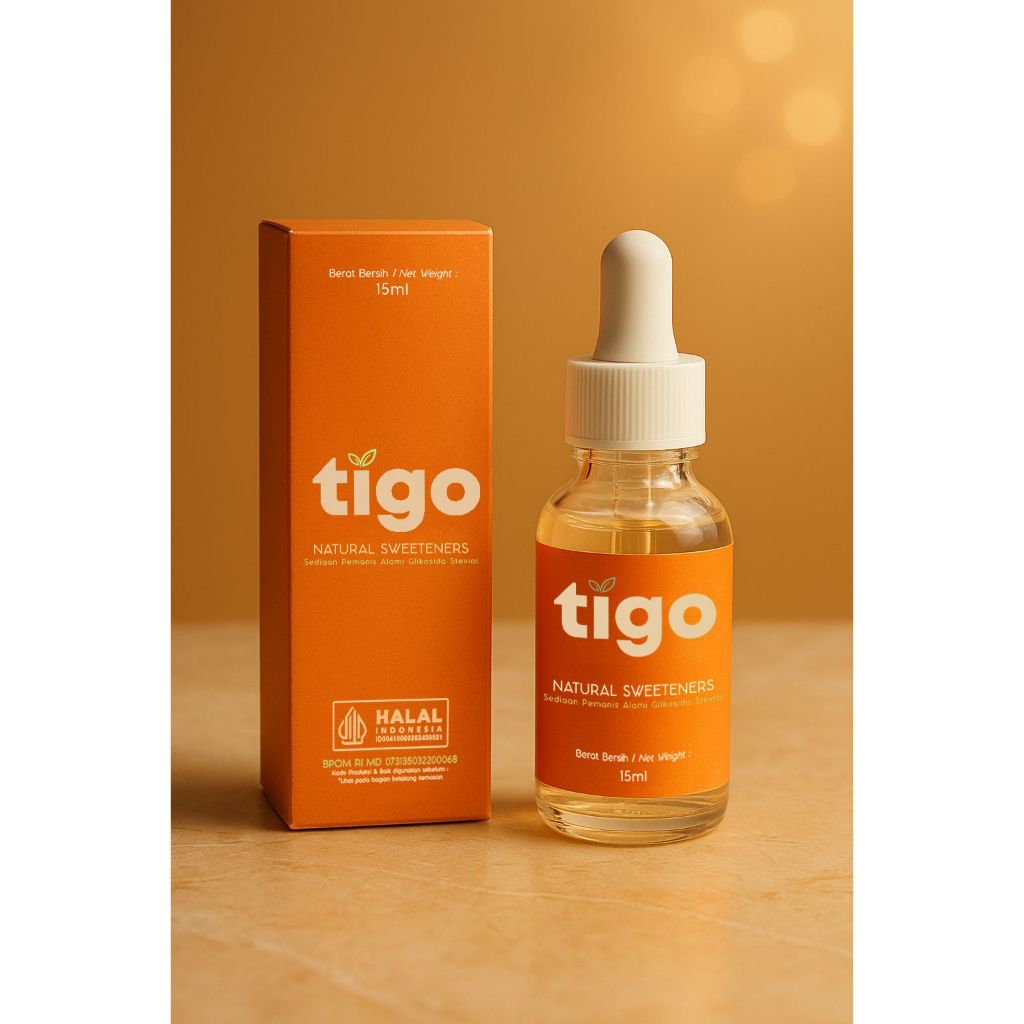 

Tigo Stevia Pemanis Alami 15ml Natural Sweetener Tetes Pengganti Gula Diabetes 0 kalori