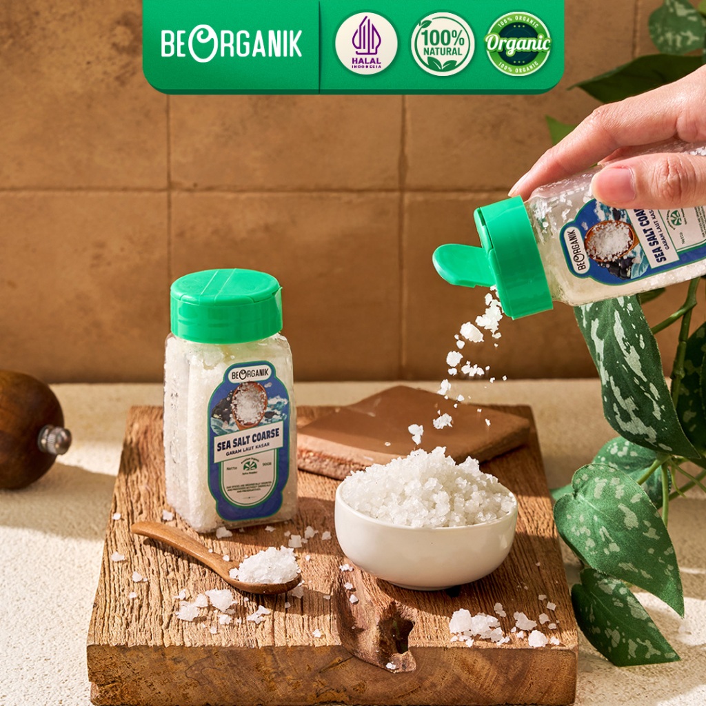 

Beorganik Natural Sea Salt Coarse / Garam Laut Organik Kasar