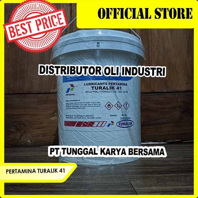 PERTAMINA TURALIK 41 ( Oli Hidrolik Industri - ISO VG 22 )