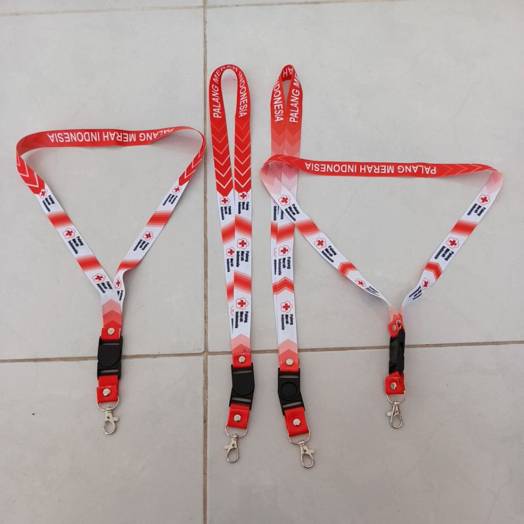 

TALI LANYARD ID CARD PALANG MERAH INDONESIA PMI DESAIN 1