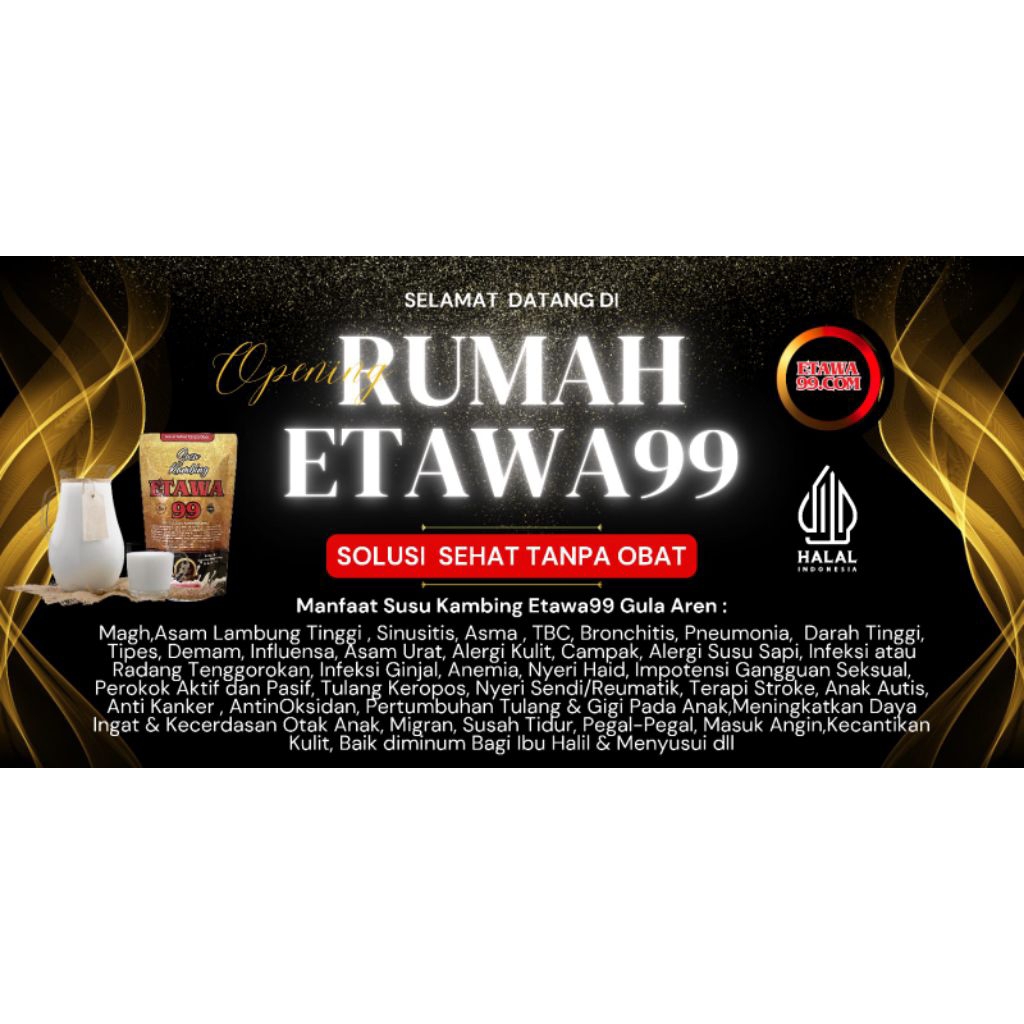

SUSU KAMBING ETAWA 99 GULA AREN