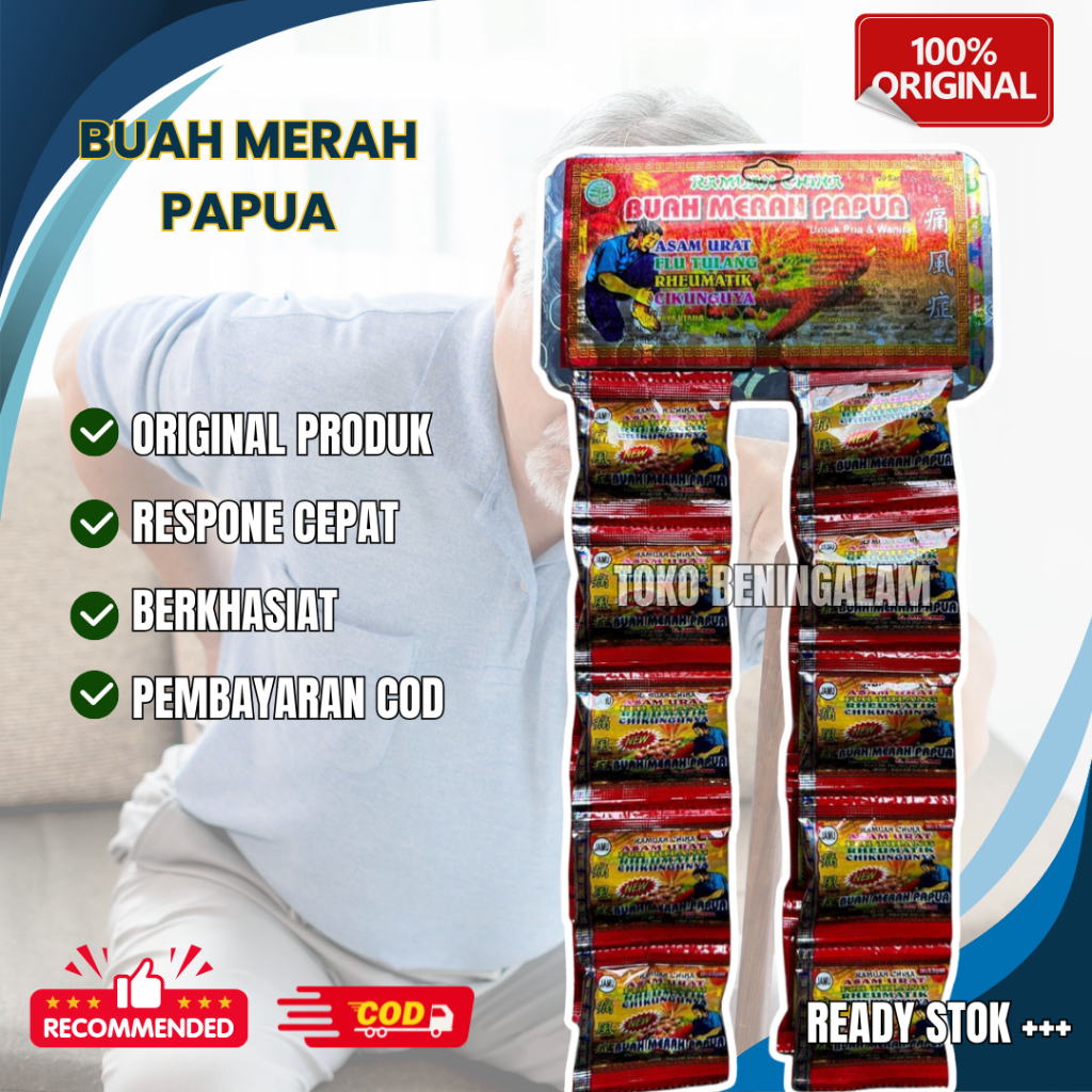 

Buah Merah Papua Kapsul 20 Saset Original 100%