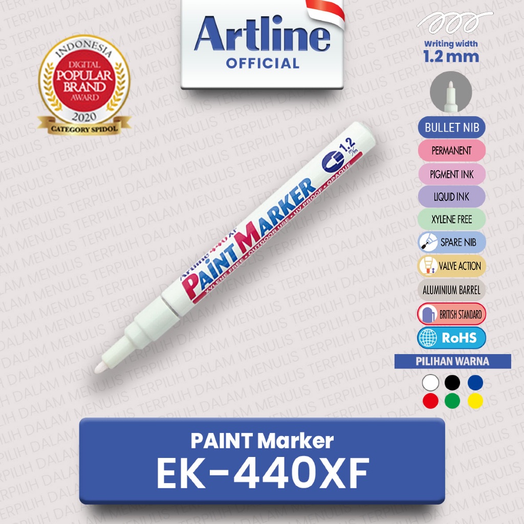 

ARTLINE Paint Marker 400XF & 444XF / Spidol Cat