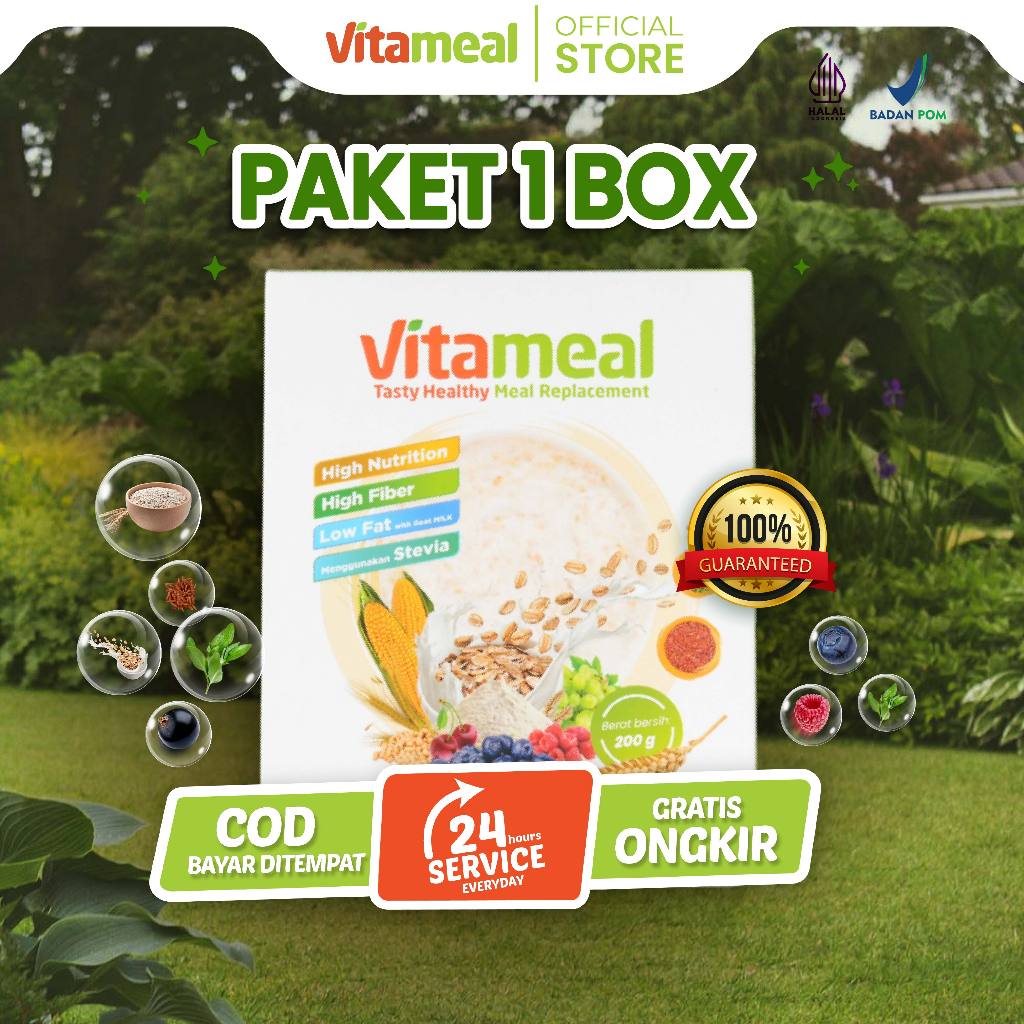 

candygurll Vitameal Sereal Sehat Multrain Bantu Menstabilkan Gula Darah Menangkal Diabetes