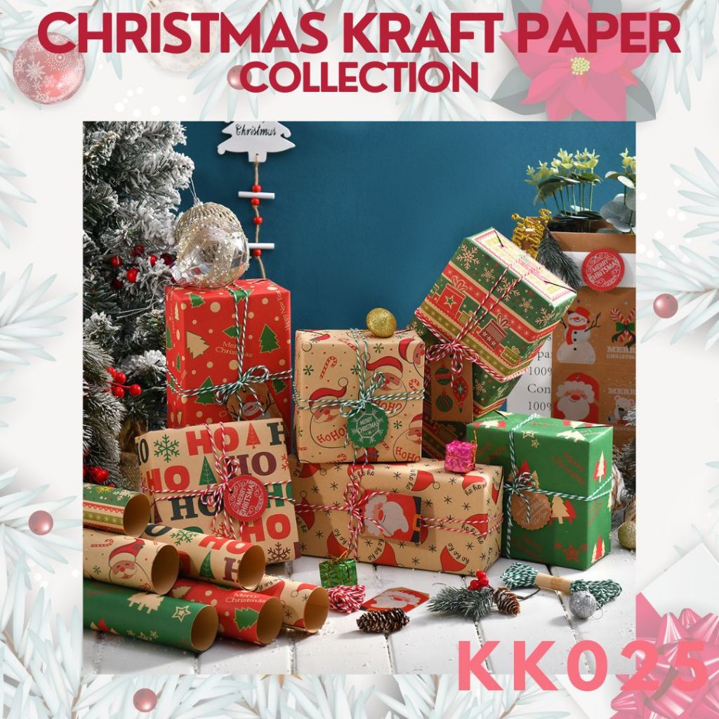 

Kertas Kado Wrapping Paper Christmas Kraft Paper