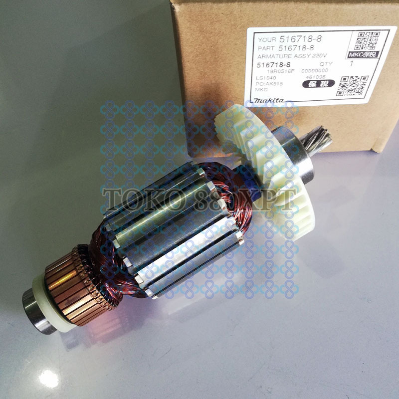 Armature Angker Rotor Makita LS1040 LS 1040 Miter Saw Original 516718-8