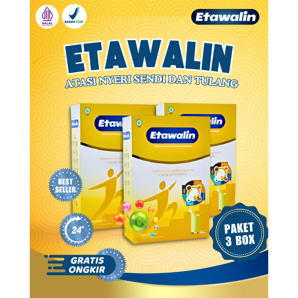 

Etawalin Original - Susu Sehat Mengatasi Asam Urat Nyeri Sendi Dan tulang ( PAKET 3 BOX )