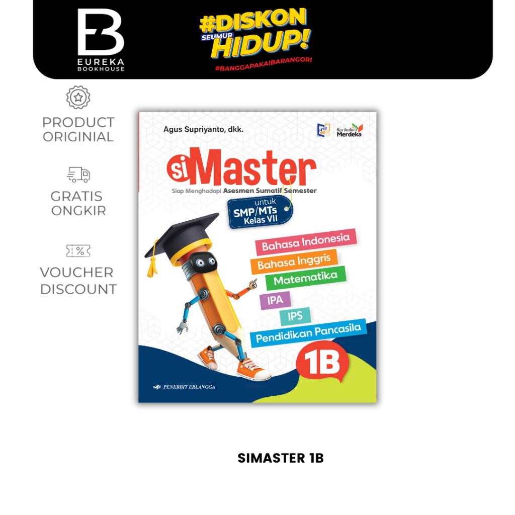 ERLANGGA - SIMASTER SMP/MTS JL.1B/KM