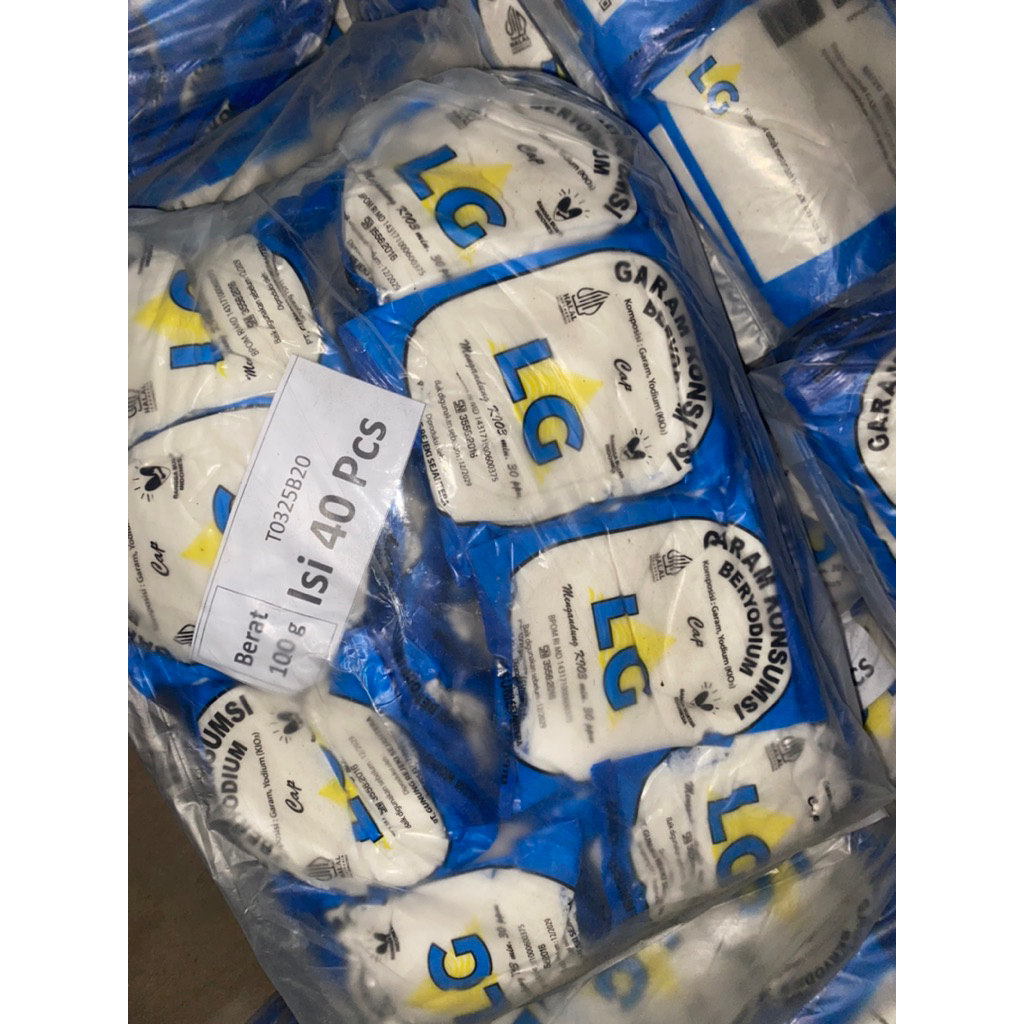 

Garam Masak Beryodium isi 40pcs ( 1Ball ) / Garam Masak LG / Garam Dapur / Bumbu Dapur