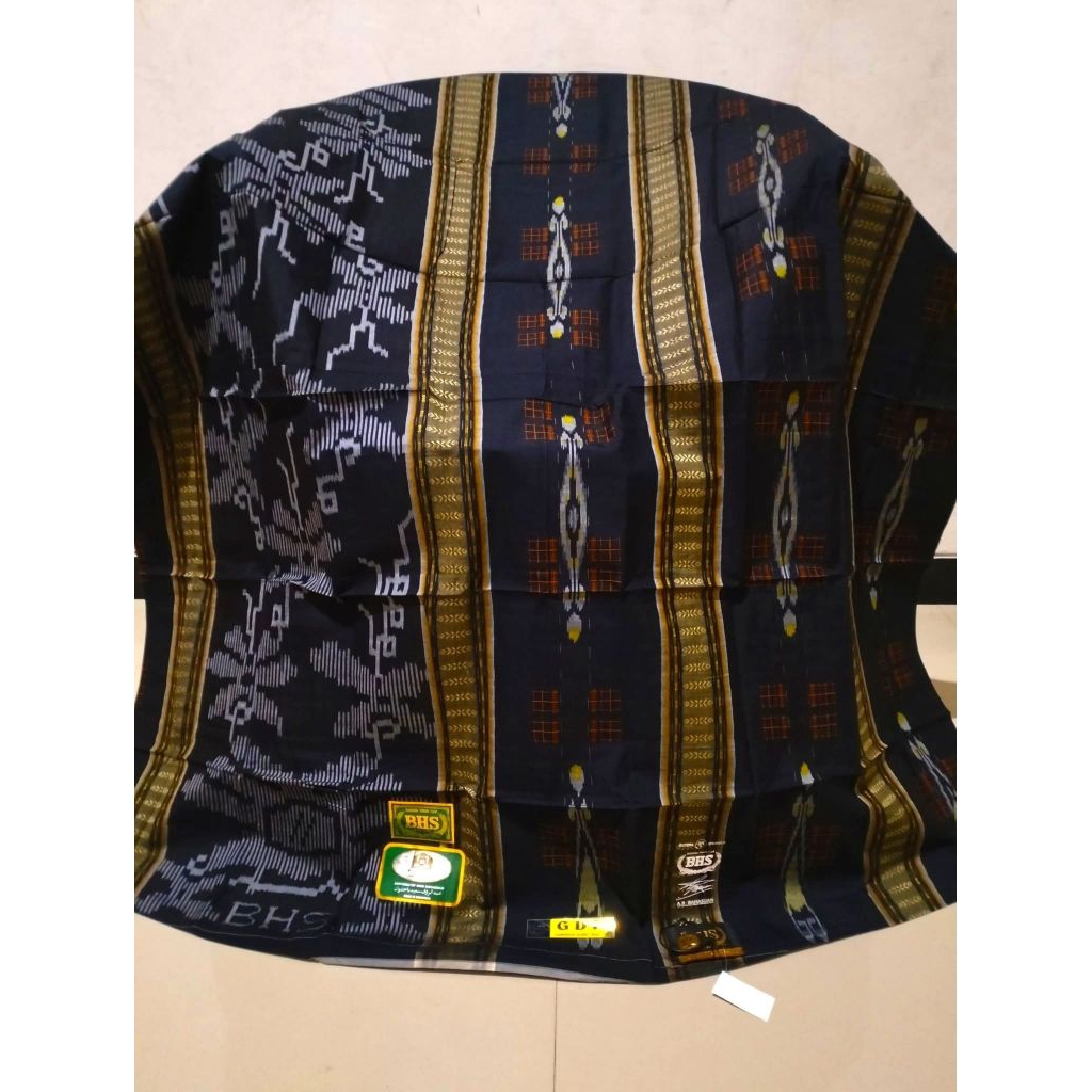 SARUNG BHS GDI GOLD SUTRA SPUNSILK 210 HITAM LIMITED EDITION