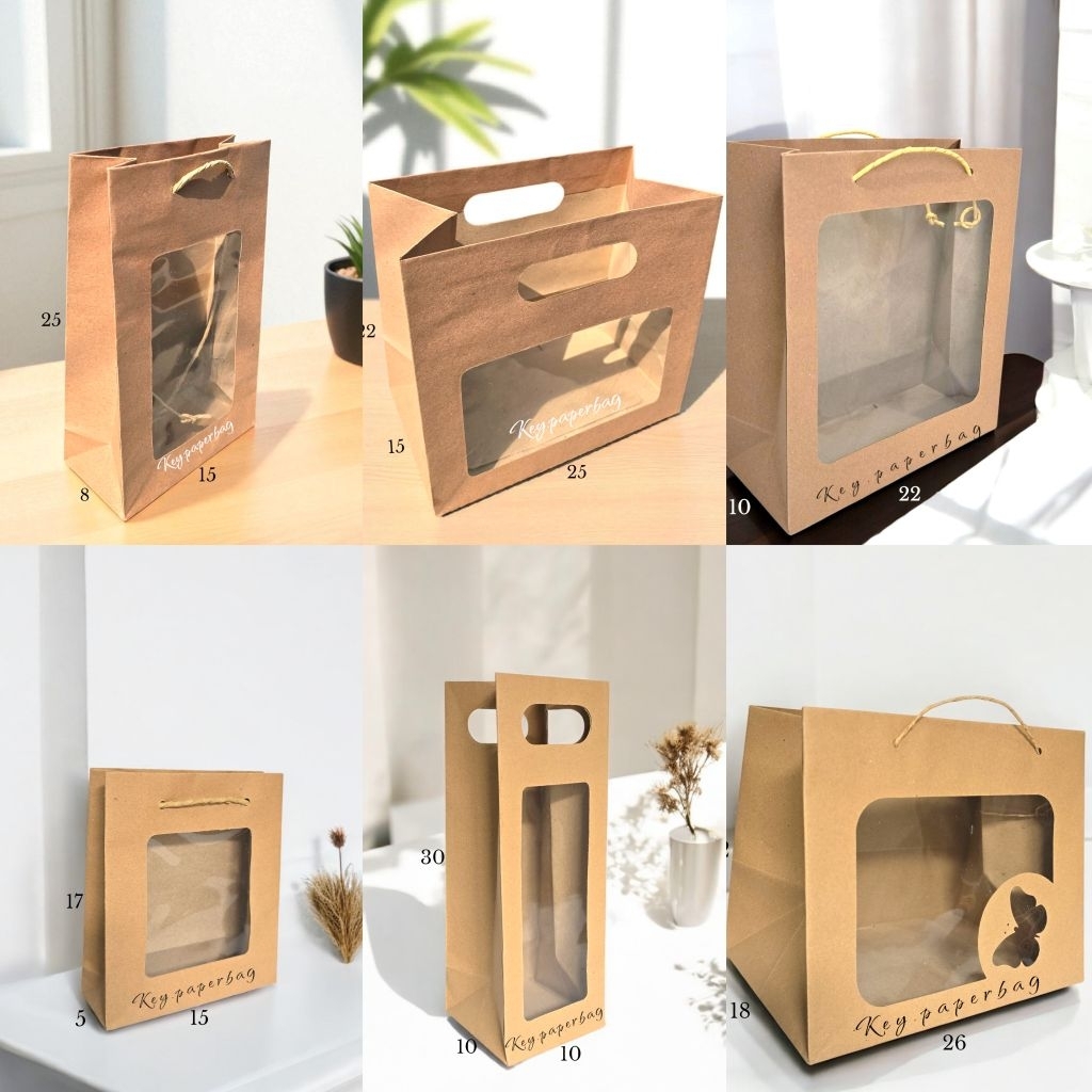 

ISI 12 (1 Lusin) Paper Bag Polos Variasi Mika