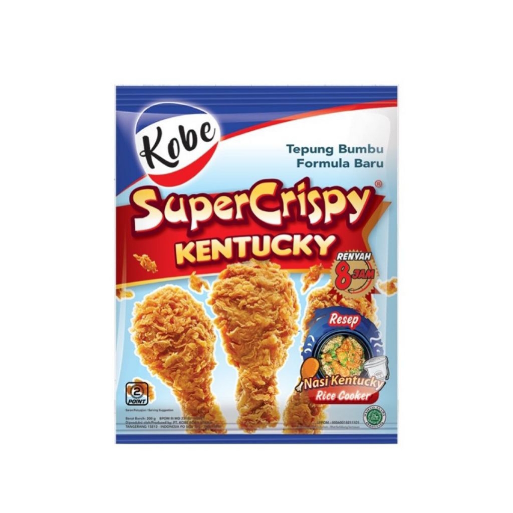 

Kobe Super Crispy Tepung Bumbu Kentucky 200 gr