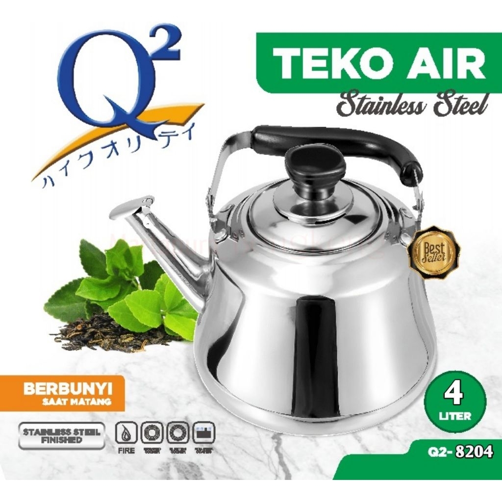 Teko siul stainless Q2 4 liter / Teko bunyi