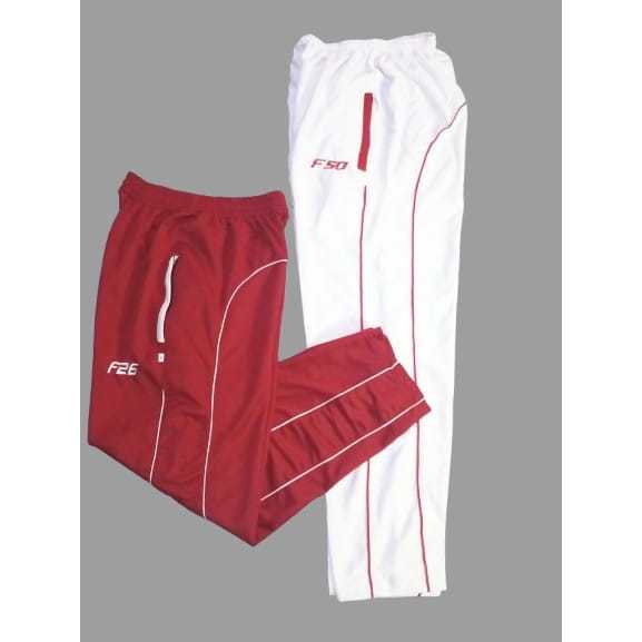 CELANA TRAINING PANJANG PRIA / CELANA TRAINING MERAH PUTIH f50