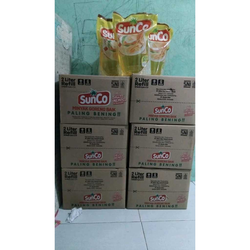 

MINYAK SUNCO 2LITER 1 DUS ISI 6 POUCH