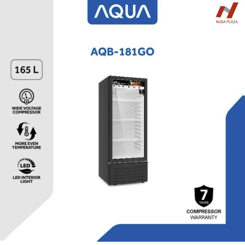 SHOWCASE AQUA DISPLAY COOLER AQB-181 / AQB-181GO