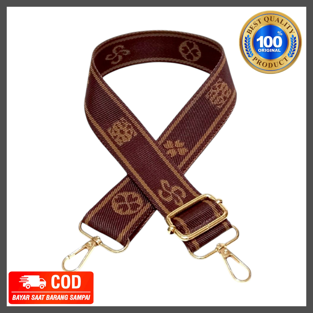 Strap Tali Selempang Poliester Carly Trendy Lebar 4 cm Tali Tas Selempang