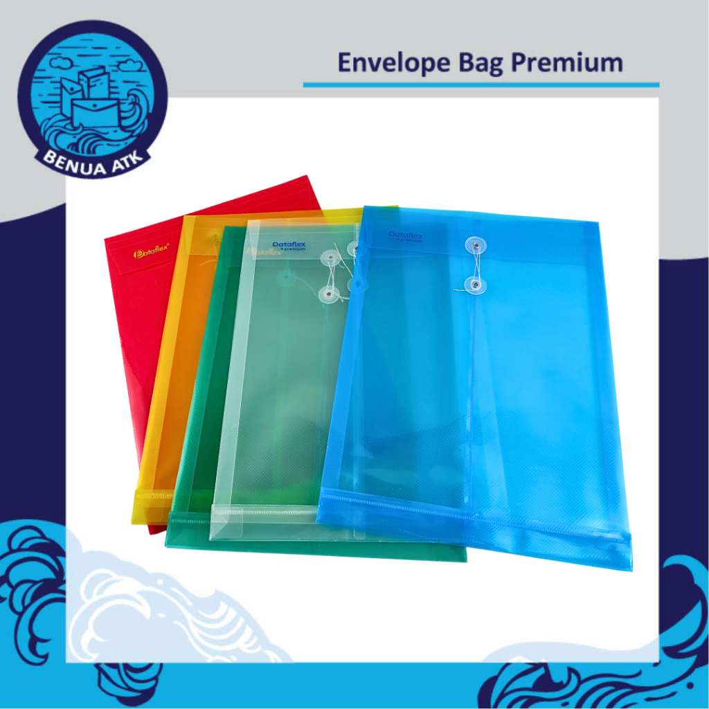 

Map Plastik Tali / Envelope Bag PREMIUM Dataflex isi 12 pcs DF-7221