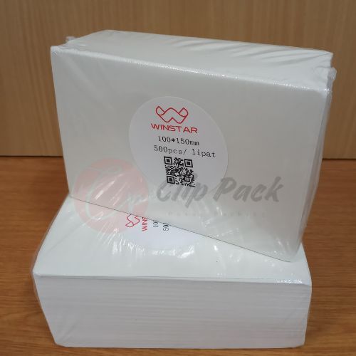 

Direct Thermal Resi Lipat Winstar 100x150mm - 500pcs | Tajam Dan Tahan Lama