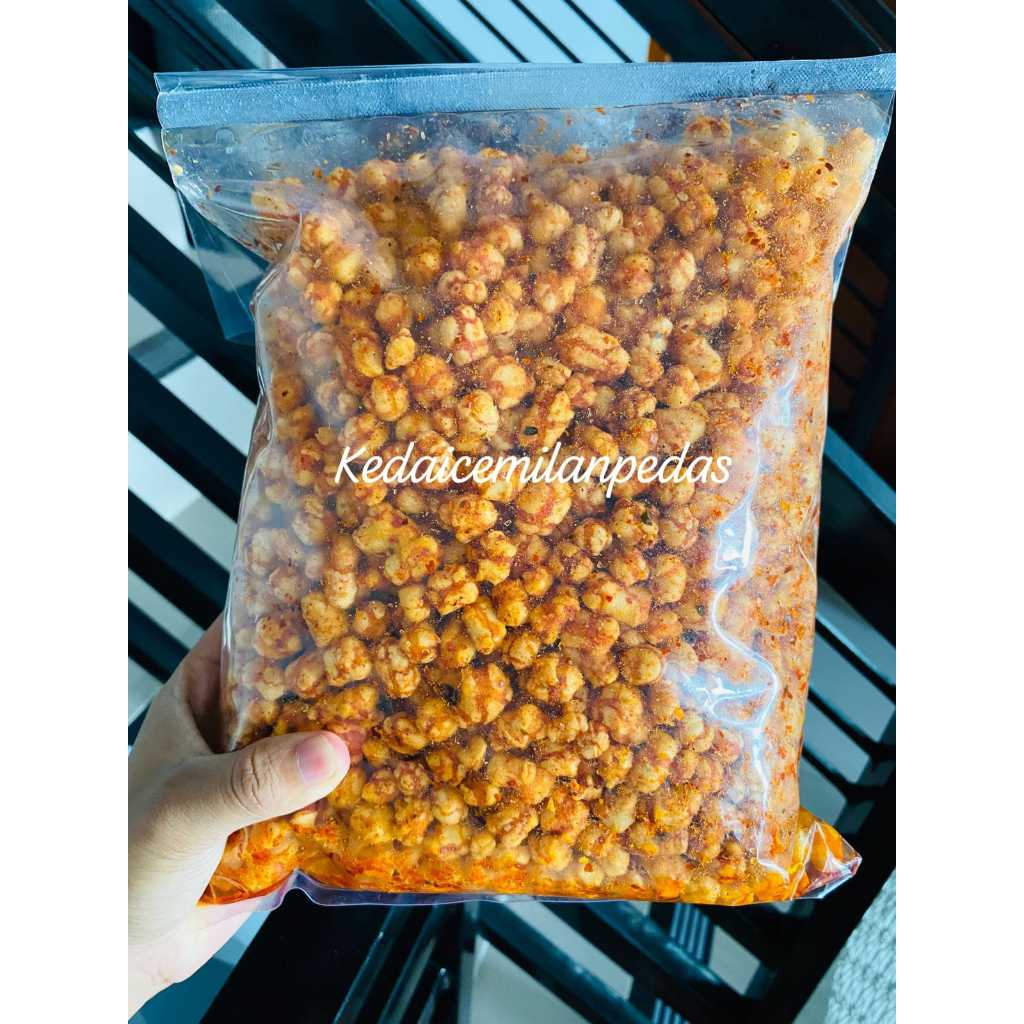 

pilus cikur kencur/tiktak cikur ready varian rasa pedas daun jeruk/original daun jeruk kemasan 1kg 500gr 250gr 100gr