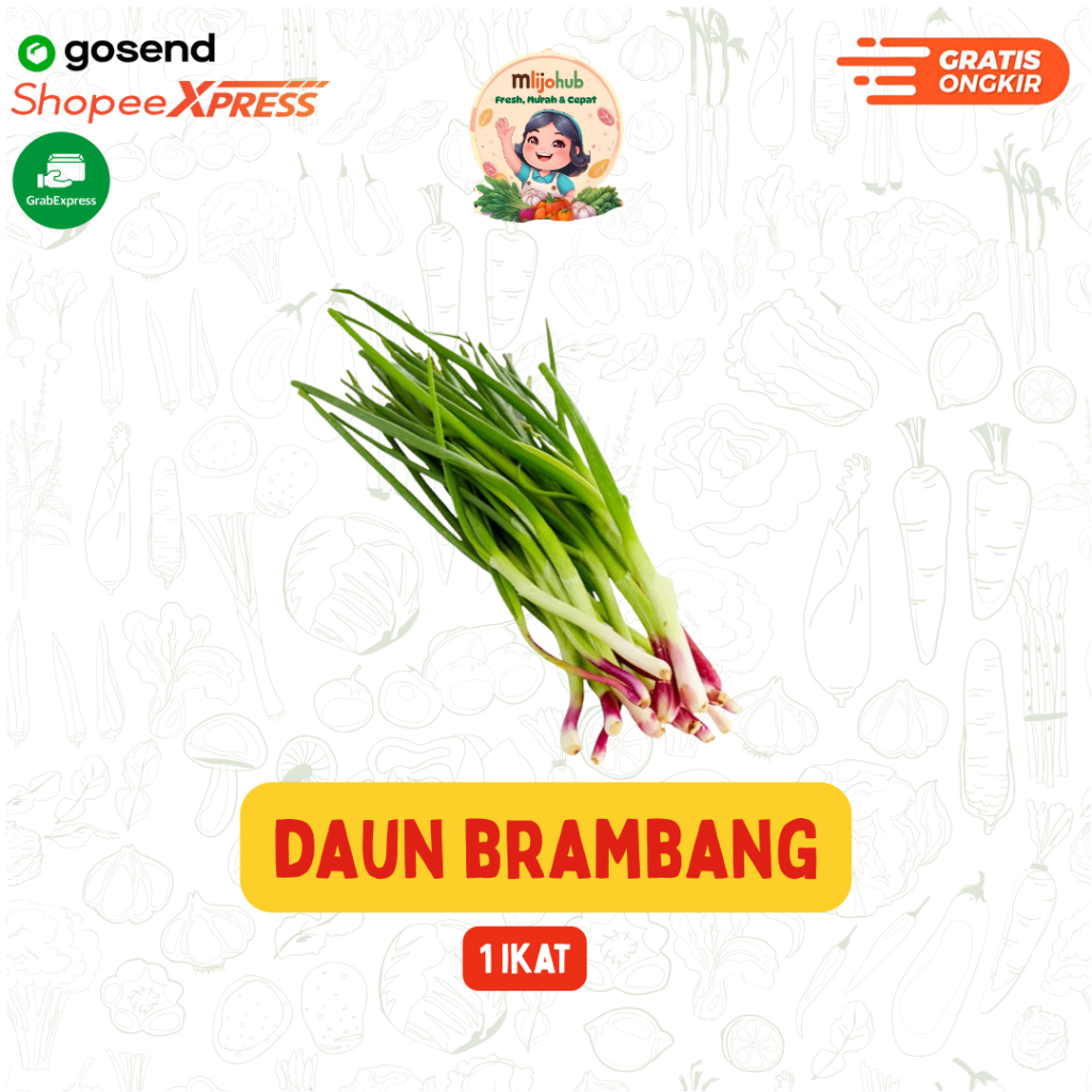 

Daun Brambang - Pengiriman Instan - Fresh Mlijohub Malang