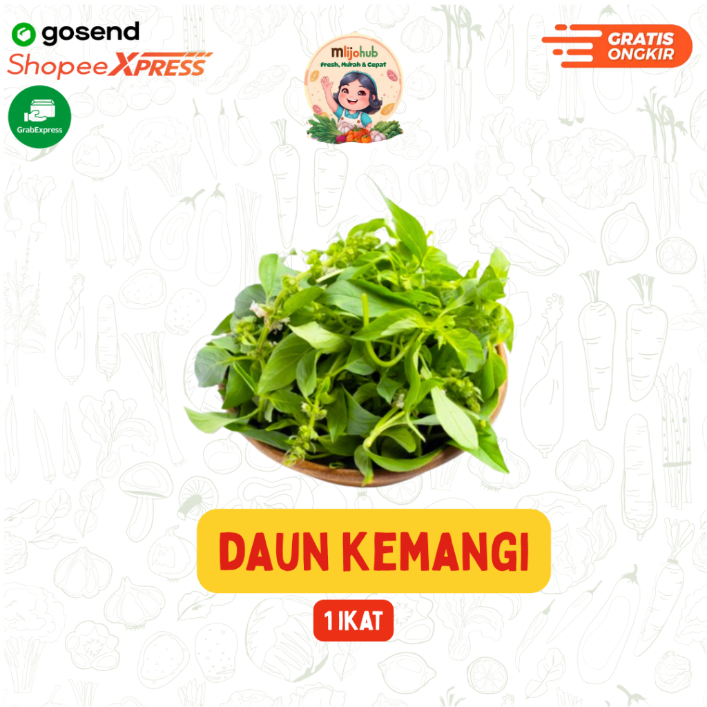

Daun Kemangi - Pengiriman Instan - Fresh Mlijohub Malang