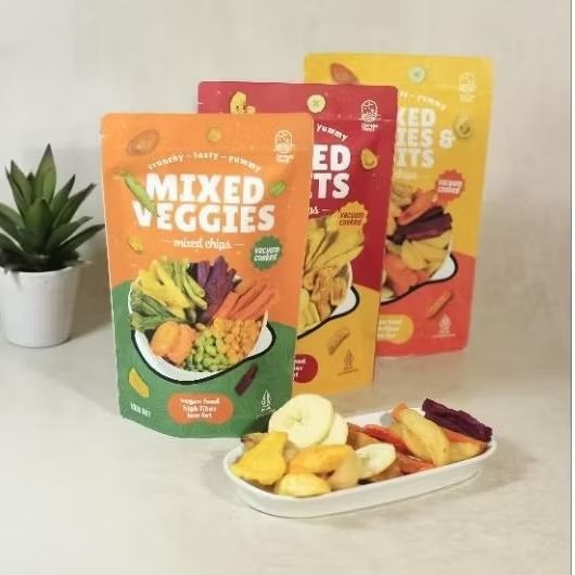 

Xpresstemil Keripik Mix Sayur Mix Buah Mix Vegetables Chips Mix Fruits Chips Kemasan Pouch