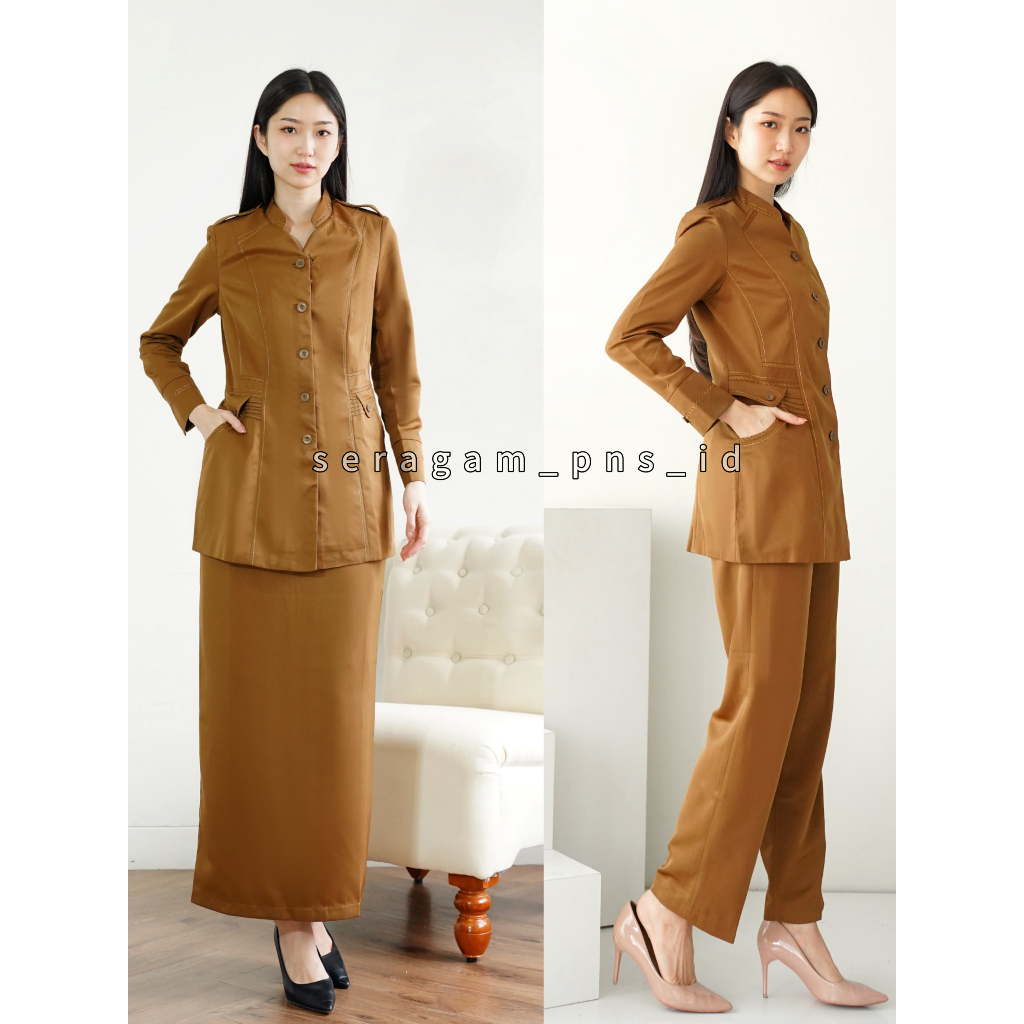 Blazer Wanita / Seragam Pemda Wanita / Baju PNS Wanita / Baju Guru Wanita -  7003 Pemda Aceh