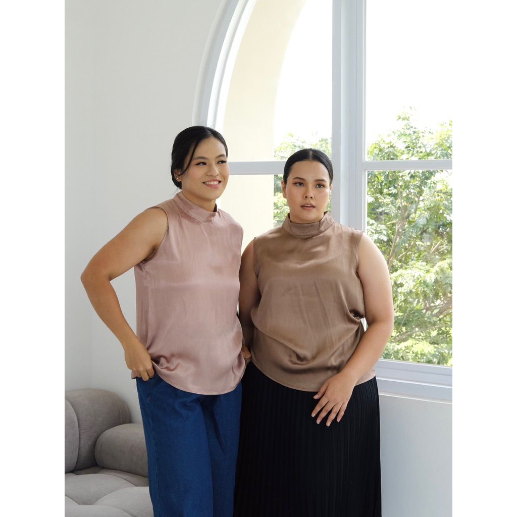 ANSA | Amelie Halter Tank Top | big plus size