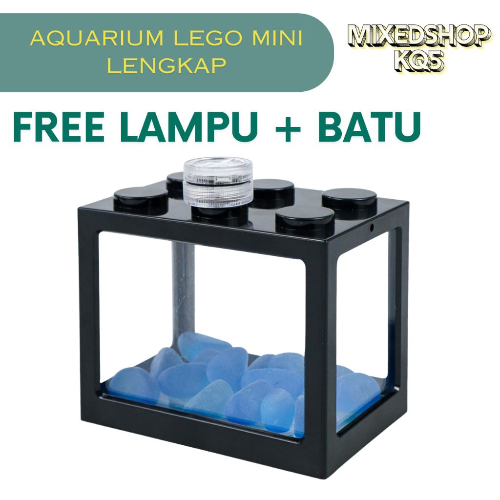 AQUARIUM LEGO LED || AQUARIUM CUPANG || SOLITER CUPANG || AQUARIUM AKRILIK