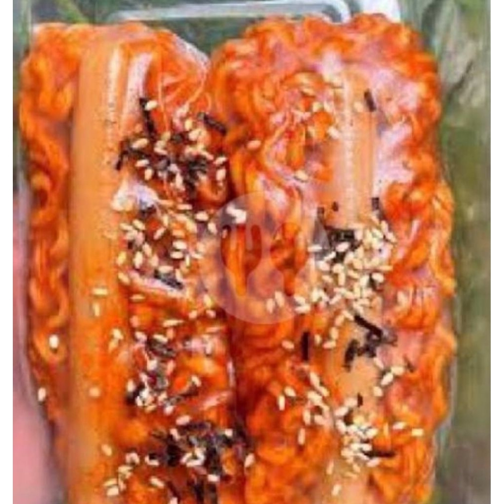 

samyangg roll sosis viral kekinian