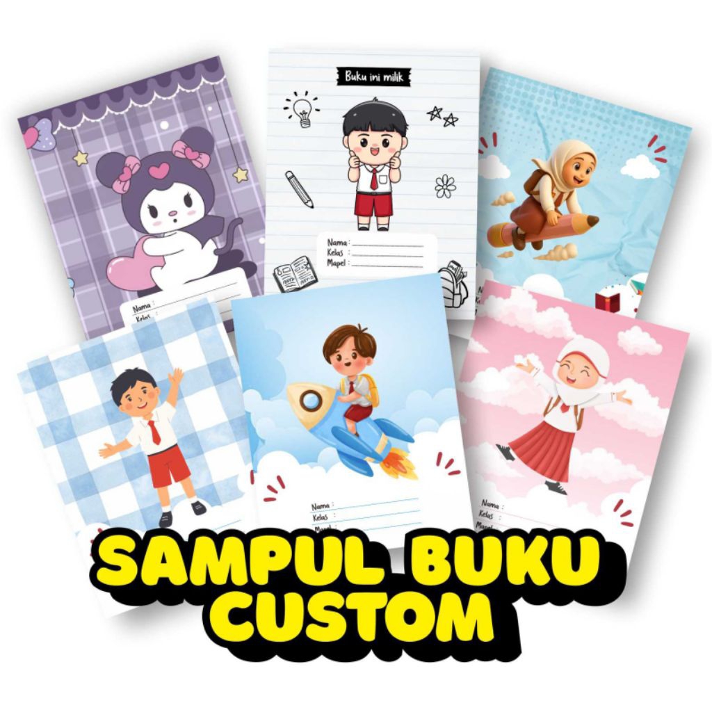 

Sampul buku custom ukuran A5