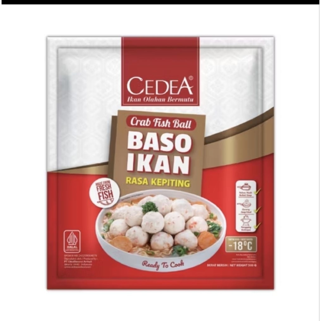 

CEDEA BASO IKAN RASA KEPITING 500G