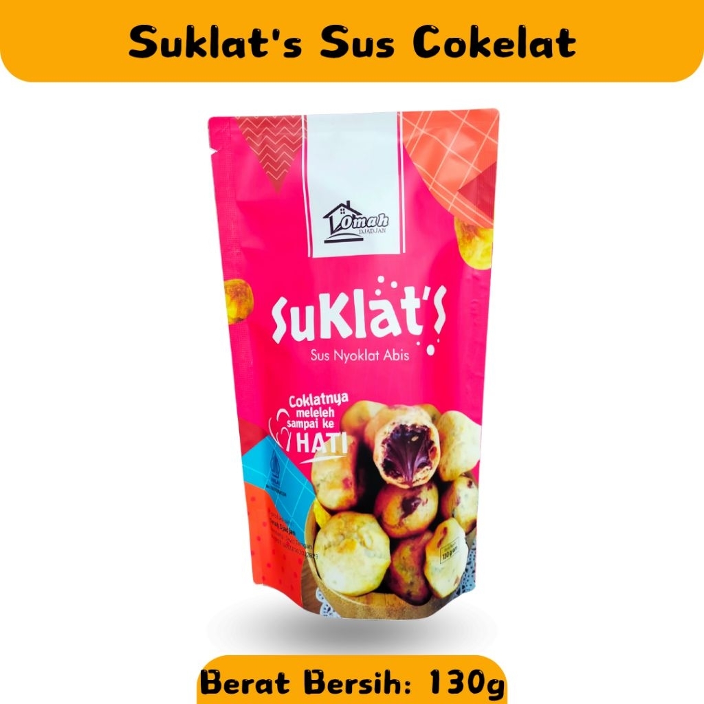 

Suklat's Sus Cokelat 130g isi Full Cokelat