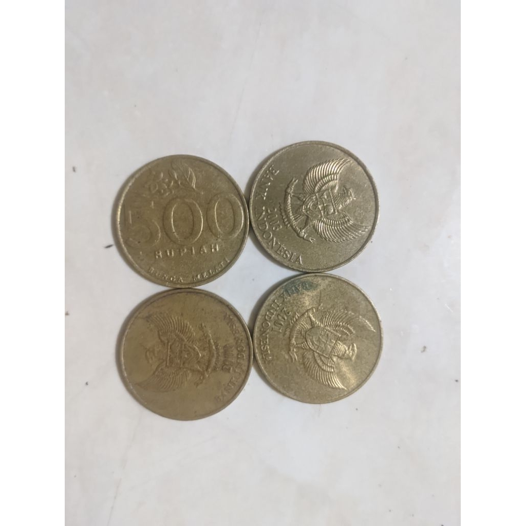 READY YANG KOIN MELATI 500 ASLI TAHUN 2000 DST
