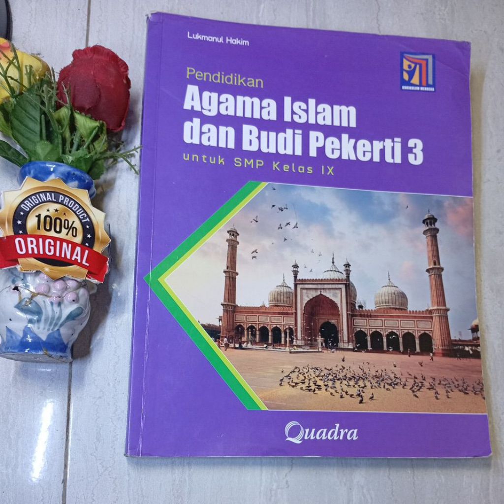 Pendidikan agama islam SMP kelas 9 IX 3 kurikulum merdeka quadra original