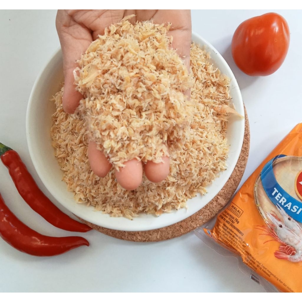 

Udang Asin Rebon Kering Ukuran Sedang. Tanpa Bahan Pengawet