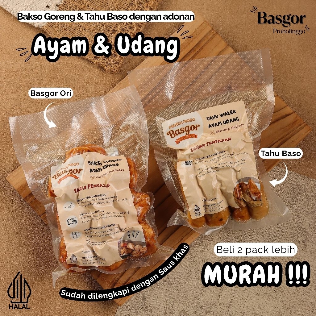 

[COMBO NYAMIL HEMAT] Basgor Ori & Tahu Baso Termurah, Bakso, Baso Goreng, Basgor Ayam Udang